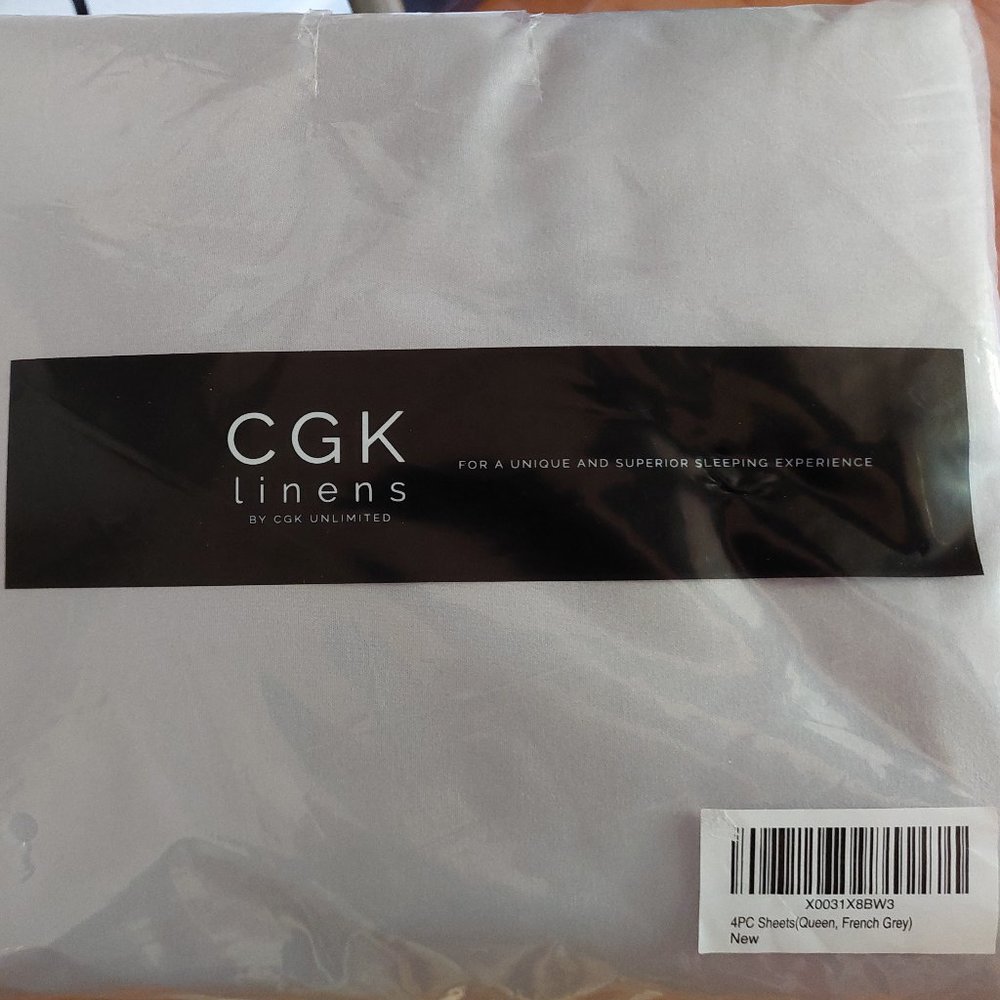CGK 4 Piece Queen Sheet Set